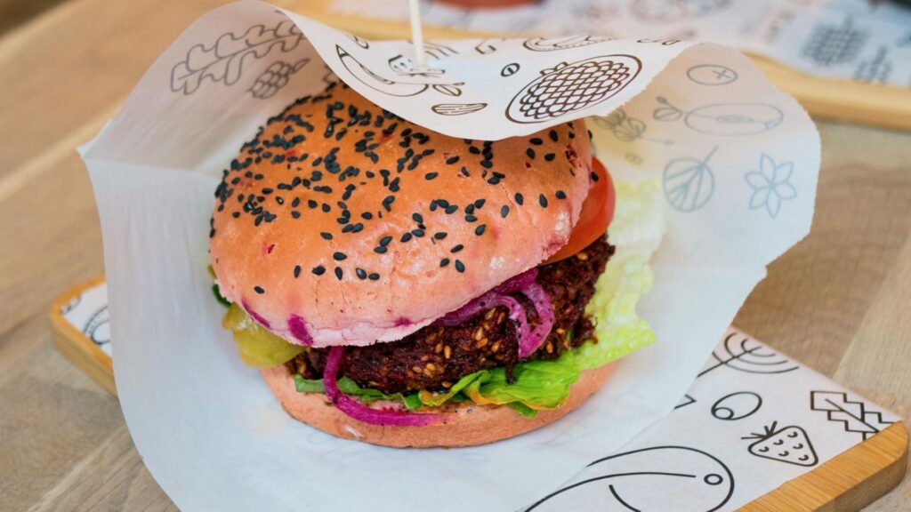 vegan, burger, Belfast, vot